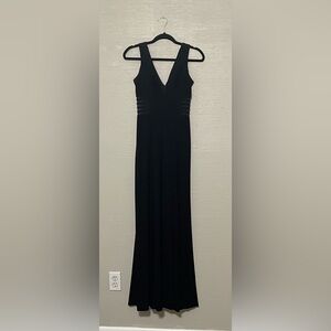 Formal Gown with Mesh Insets